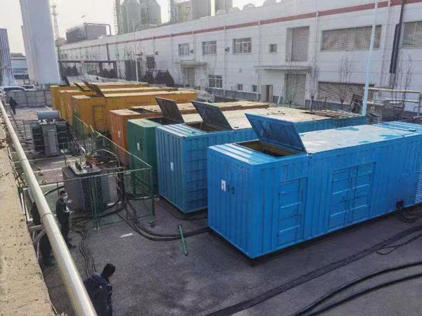白城柴油发电机出租案例展示